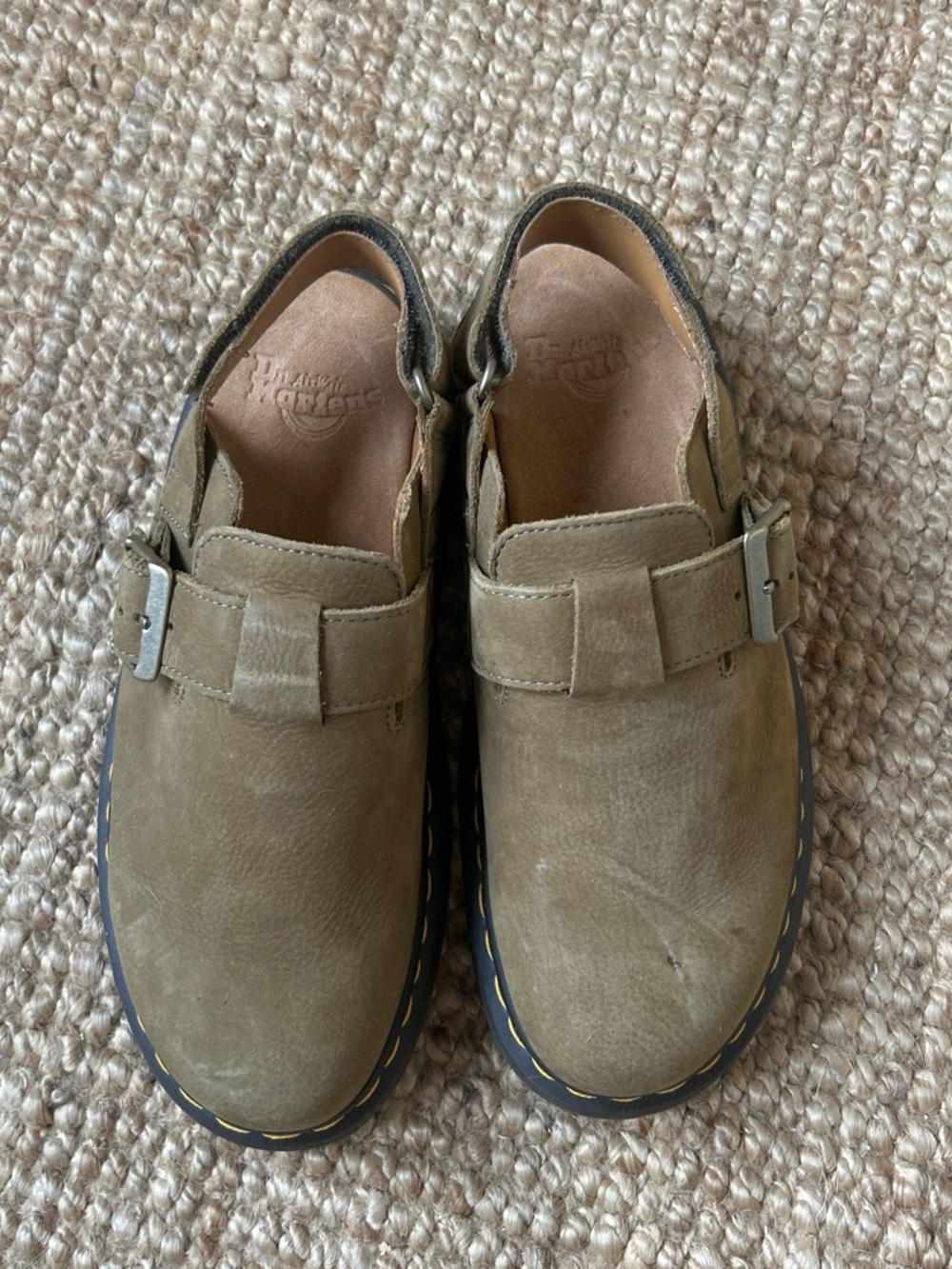 Suede Jorge Clog in Olive